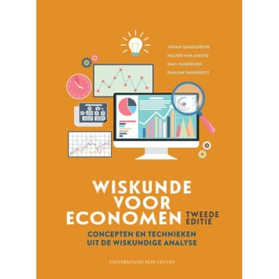 Wiskunde Voor Economen: Concepten En Technieken Uit De Wiskundige Analyse - Johan Quaegebeur