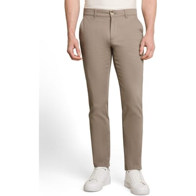 Slim fit chino van katoenmix model 'TRAVIS'