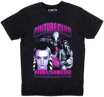 Boy George & Culture Club - Karma Chameleon Heren T-shirt - S - Zwart