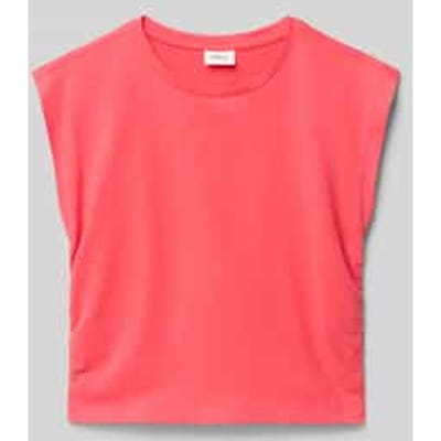 Mouwloos jersey T-shirt met V-hals en print op de achterkant voor meisje s.Oliver