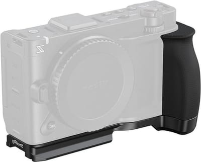 Ergonomische L-vormige Handgreep voor Nikon ZR met Silicone Grip, 1/4" Draad en Snelle Bevestiging voor Statief en Handheld Fotografie - 5466