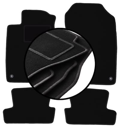 Complete set veloursmatten voor: Honda CR-Z coupé (2010-2016)