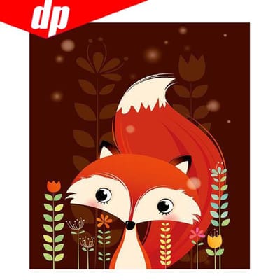5D Diamant borduurwerk Cartoon volledige DIY ronde diamant schilderij kruissteek diamant 20X30 red