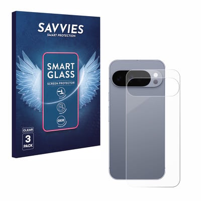 3 Stuks Savvies Screenprotector - geschikt voor Google Pixel 10 Pro XL (Achterkant) - beschermfolie glas transparant