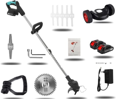 Draadloze heggenschaar - Elektrische trimmer bosmaaier - Tuinonderhoud snoeien - Verstelbare lengte 90-130cm - 110mm of 150mm blad