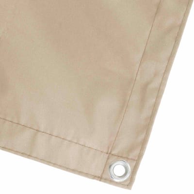 vidaXL - Balkon - Privacy - Scherm - 180 - x - 500 - cm - Stof - met - PU-coating - Beige