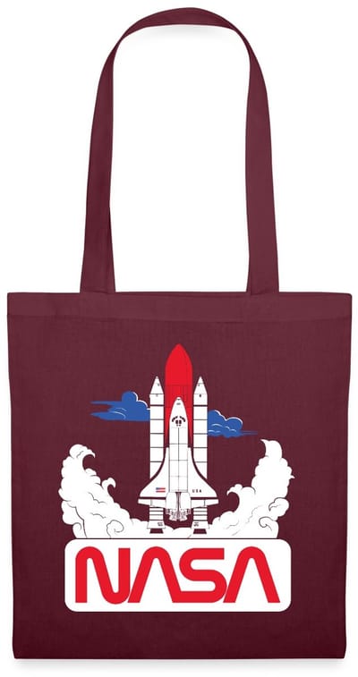 NASA Space Shuttle 3 Tas Van Stof Schoudertas