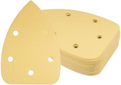 Dailygoods - 24 stuks schuurpapier - Schuurpapier voor details - Geschikt voor polijsten van houten meubels - 9 inch x 5,5 inch - Korrel 240 - Alumini...