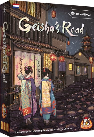 White Goblin Games - Geisha's Road - 2 persoonsspel - 2 spelers - In de wereld van Hanamikoji - 25 minuten - Vanaf 10 jaar