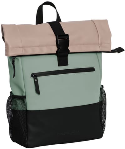 Daniel Ray Portland Rolltop Laptop Rugzak Waterproof - 15,6 inch - Khaki / Old Green / Black