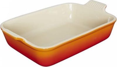 Le Creuset Ovenschaal Heritage - Oranjerood - 19 x 14 cm / 1.1 Liter