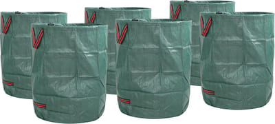 vidaXL - Tuinafvalzakken - 12 - pcs - Groen - 66 - x - 66 - x - 83,5 - cm - Polypropyleen