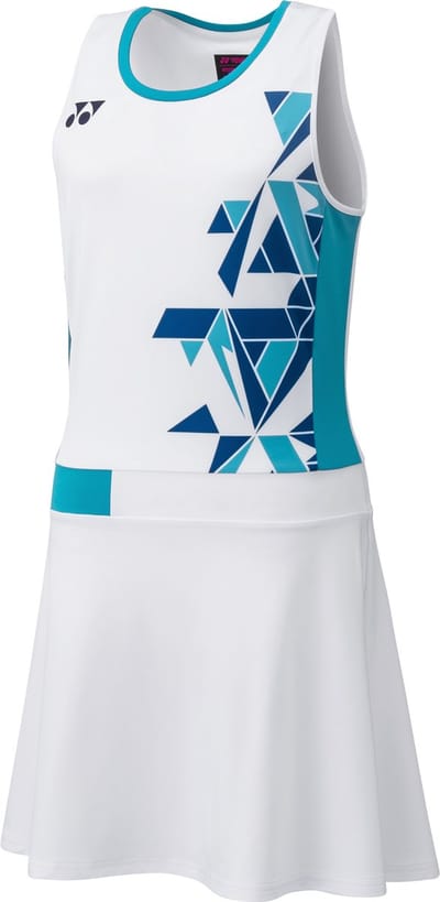 Yonex 20637 tennis of badminton sportjurk - wit/blauw - maat M