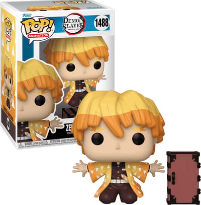 Funko POP! Zenitsu Protecting Nezuko's Box 1488 Demon Slayer Exclusive