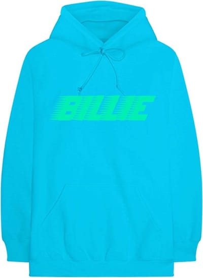 Billie Eilish - Logo & Blohsh Hoodie/trui - XL - Blauw