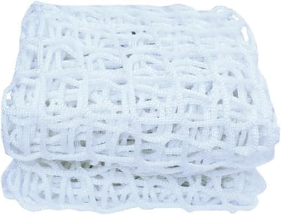 Dubbellaags klimnet voor speeltuin, kinderspel valbeveiligingsnet voor boomhut, hangbrug heknet, kinderschommel veiligheidsnet, hangmatnet(Size:6.5x9.8FT(2x3M),Color:wit)
