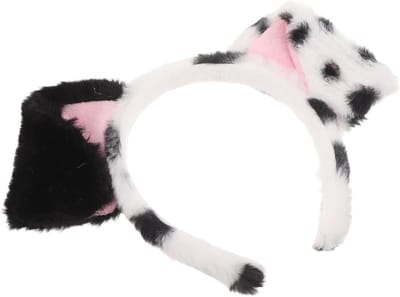Zachte Pluche Haarband met Hondenoren voor Vrouwen en Meisjes, Perfect voor Cosplay, Feestjes en Kostuums