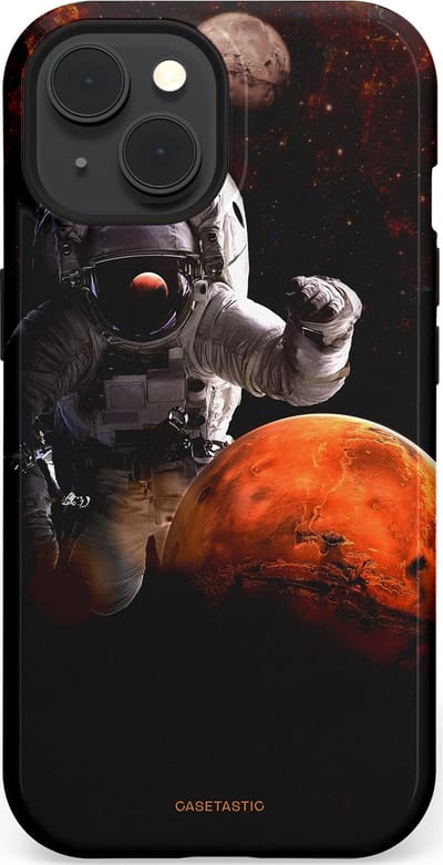 Casetastic Hoesje Geschikt voor Apple iPhone 15 Magsafe - Stijlvolle Beschermende Duo-layer Case - Stellar avontuur