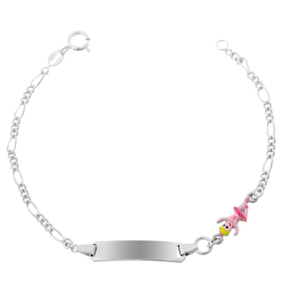 Orphelia 'Oviva' Kinder 925 Sterling Zilveren Set: Armband + Oorbellen - Zilver SET-7137