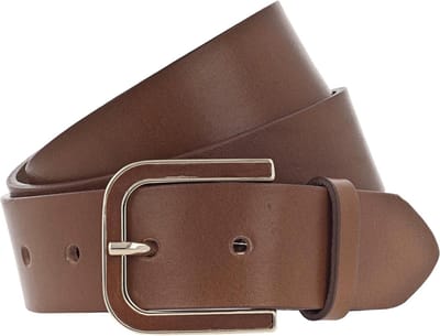 Vanzetti Leren riem 35mm Leather Belt W100 Mid Brown bruine