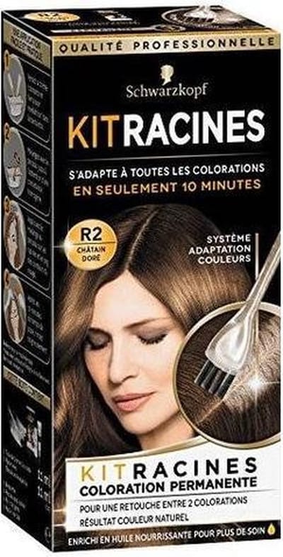 Schwarzkopf Uitgroeiset Haarverf Goudbruin R2 - 1 set
