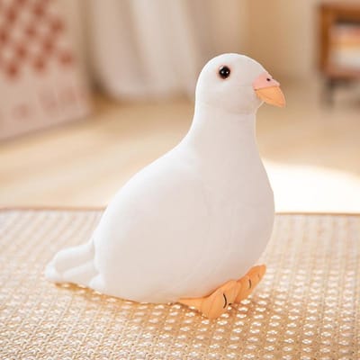 Realistische Duif Knuffels Hoge Kwaliteit Zacht Levensecht Grijs Heuvel Wit Duiven Vogels Knuffeldieren Speelgoed Collectie Model Cadeaus 20cm