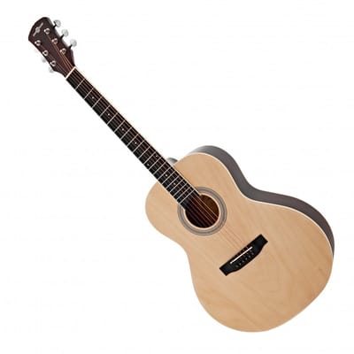 Parlour Linkshandige Akoestisch Gitaar van Gear4music, Naturel