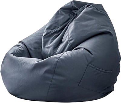 Zitzakhoes - Luie bankhoes - Speelgoed opbergen - Imitatieleer - 100x110cm - E