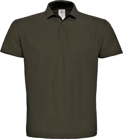 Unisex Polo 'ID.001' Bruin merk B&C Collectie maat S
