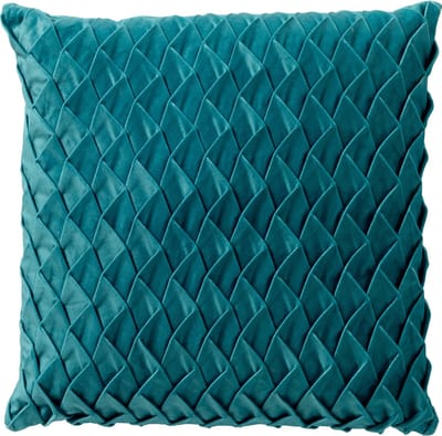 Dutch Decor FERDY - kussenhoes 45x45 cm - Latigo Bay - petrol blauw - met rits - zonder binnenkussen