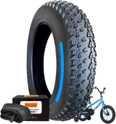 Kinderfietsband Binnenband - 12 inch Band - Veilig Fietsen - Slijtvaste All-Terrain - 12x2.125 - Zwart