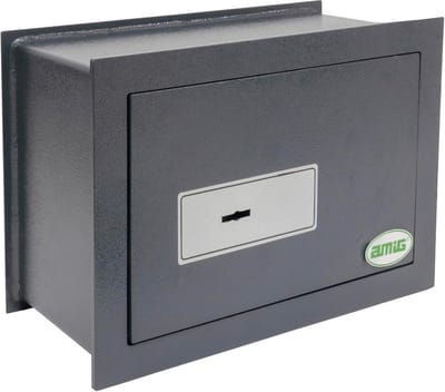 Wandkluis - Sleutelkluis - Thuisbeveiliging - Discrete inbouw - 30x15x20 cm - Grijs