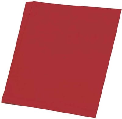 A4 hobby papier - 100x vellen - kleur rood - Knutselen met papier - Knutselpapier - Surprise materiaal