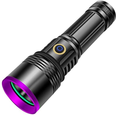 longziming -365nm UV-zaklamp – Oplaadbare Zaklamp – Krachtig UV-licht – Compact en Draagbaar – Waterbestendig – Langdurige