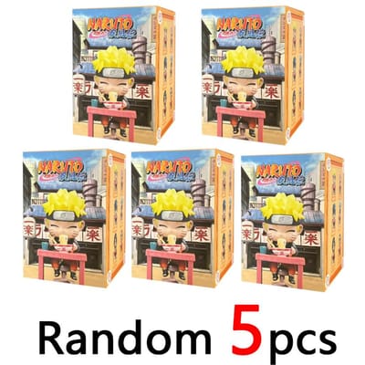 Op Voorraad Naruto Shippuden Ramen Thema Serie Blind Box - Chibi Mini PVC Anime Figuren - Mysterie Sasuke Uchiha en Naruto Speelgoed Mooie Cadeaus