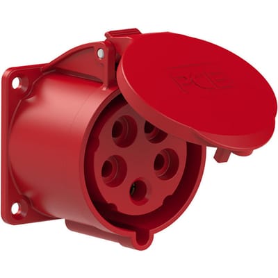 Industriële CEE Paneelstopcontact 32A 5P 400V IP54 - 325-6V