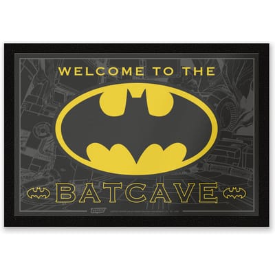 DC Comics Welcome To The Batcave Entrance Mat
