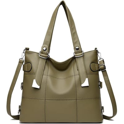 Nieuwe Trendy Niche Design One-shoulder Tote Bag Casual Commuting Tas met Grote Capaciteit Retro Tas Dames gray