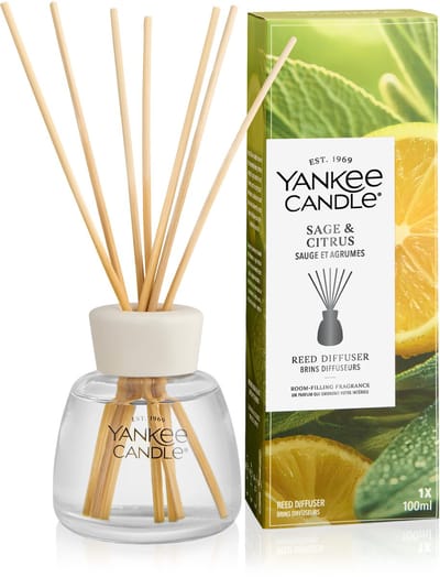 Yankee Candle - Sage & Citrus Geurstokjes 100 ml - tot 6 weken geur