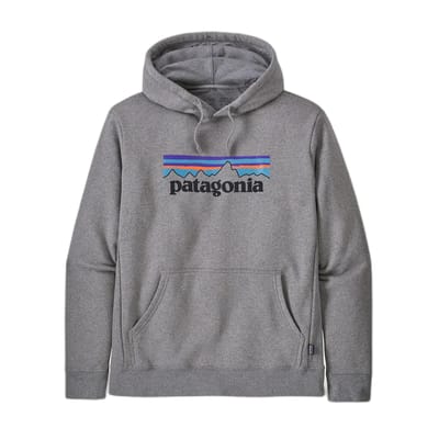 Patagonia P-6 Logo Uprisal Hoodie grijs