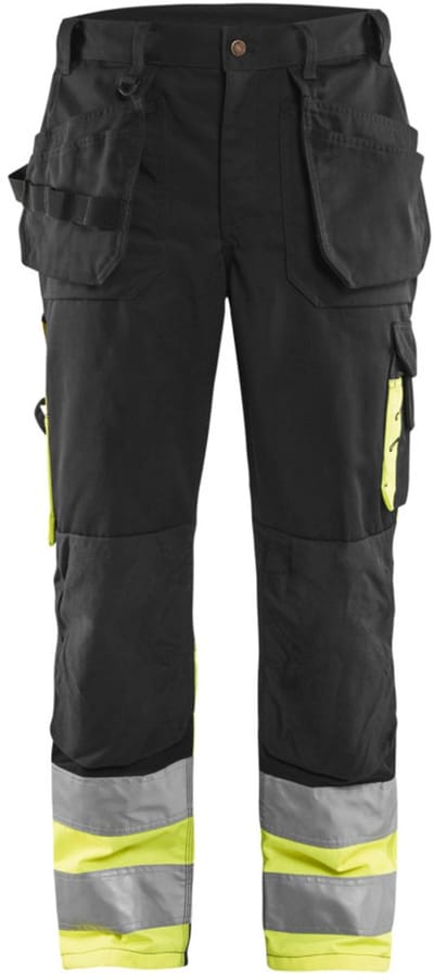 Blaklader Werkbroek High Vis 1529-1860 - Zwart/High Vis Geel - C148
