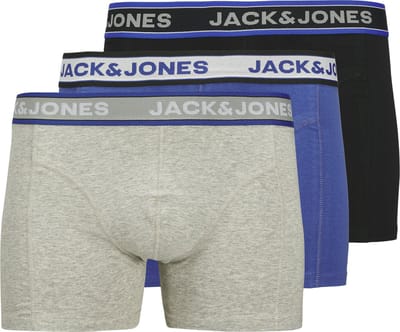 JACK&JONES - JACCHRISTIAN SOLID TRUNKS 3 PACK SN PLS - Heren - Onderbroeken