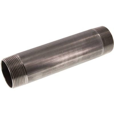 R 1 1/2'' RVS Dubbele Pijpnippel 20 Bar DIN 2982 - 180mm - FL2S-M-ST-112R-180L