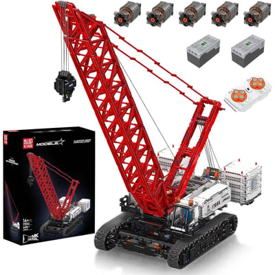 Mould King 17046 Technische vrachtwagen bouwsteen afstandsbediening Wacker 16000 rupskraan modelsteen speelgoed kinderen kerstcadeau 17046