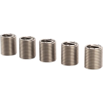 5 Stuks Draadinzetstukken Mannelijk Vrouwelijk Reductiemoer Reparatiegereedschap RVS Bevestiger M20x2.5x2D