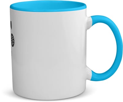 Akyol - darten met eigen naam koffiemok - theemok - blauw - Dartbord - darter - sport - 350 ML inhoud