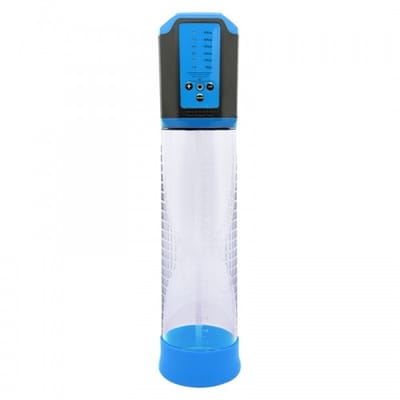 Nooitmeersaai - Penispomp - Oplaadbaar - Blauw - lengte 30cm - Splashproof