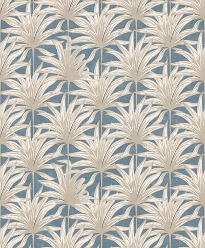 Eden palm blauw/grijs - M32201