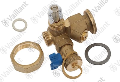 VAILLANT aftapkraan, met flowmeter VSC S 126+196/2-C 180/200 o.a. Vaillant-nr. , 117202