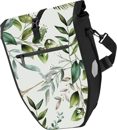 Bagagedragertas Fietstas - Waterdichte Fietstas - Fietsen Boodschappen - Grote Reflectoren - 23-28 Liter - Zwart